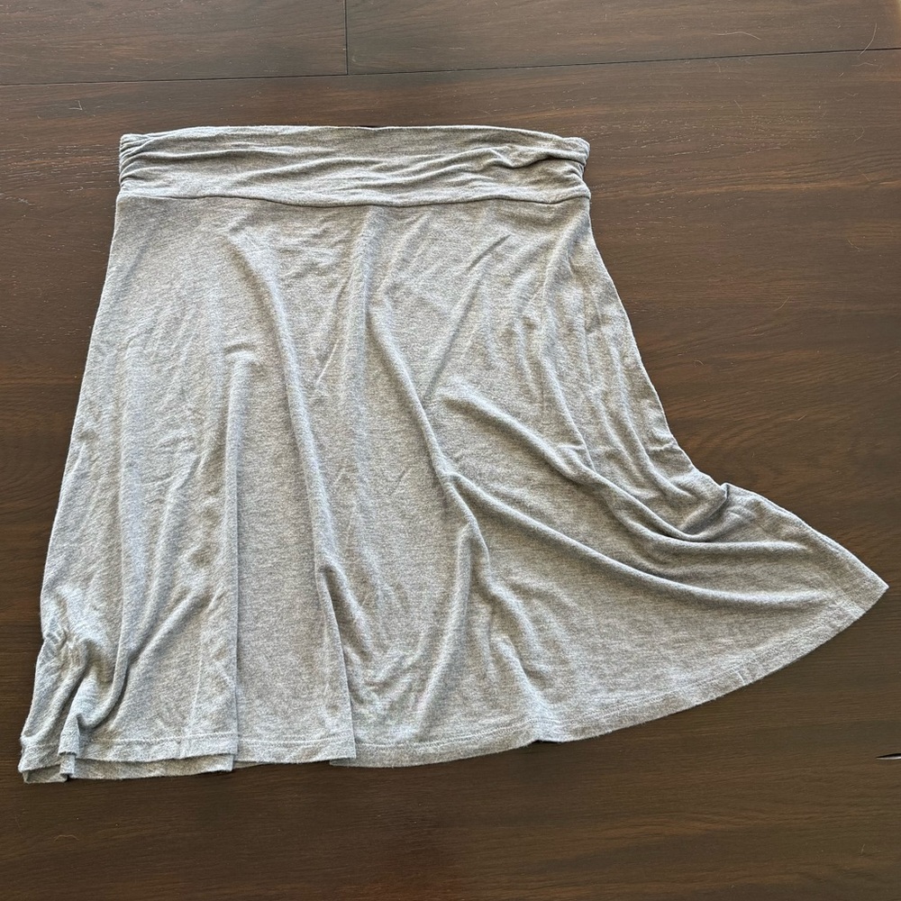 gnu Heather Grey Ladies Soft & Stretchy Skirt - Picture 11 of 13